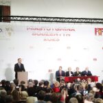 26.01.2023. Bodzentyn. Uroczysta sesja rady miasta z okazji 160. rocznicy Powstania Styczniowego. Na zdjęciu: Andrzej Duda - prezydent RP / Fot. Wiktor Taszłow - Radio Kielce