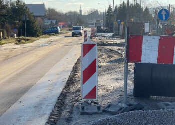 Kielce. Ulica Warszawska. Remont / Fot. Wiktor Taszłow - Radio Kielce