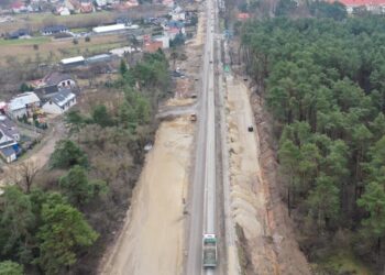 24.01.2023. Kielce. Przebudowa ul. Wojska Polskiego na odcinku od ronda Czwartaków do granicy miasta / Fot. Jarosław Kubalski - Radio Kielce