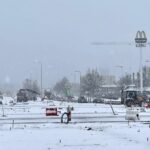 30.01.2023. Kielce. Przebudowa Alei Solidarności i Alei Tysiąclecia Państwa Polskiego / Fot. Wiktor Taszłow – Radio Kielce