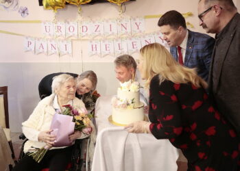 17.01.2023. Osiny koło Pierzchnicy. 100 rocznica urodzin Heleny Wójcik / Fot. Wiktor Taszłow – Radio Kielce