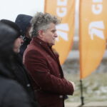 30.01.2023. Piórków. Konferencja prasowa dotycząca budowy obwodnicy Opatowa. Na zdjęciu Krzysztof Słoń – senator PiS / Fot. Wiktor Taszłow – Radio Kielce