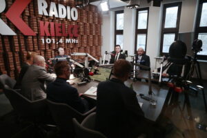 30.01.2023. Radio Kielce. Studio Polityczne / Fot. Wiktor Taszłow - Radio Kielce
