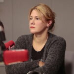 30.01.2023. Radio Kielce. Studio Polityczne. Na zdjęciu: Katarzyna Czech-Kruczek - Platforma Obywatelska / Fot. Wiktor Taszłow - Radio Kielce