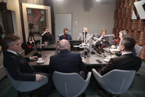 30.01.2023. Radio Kielce. Studio Polityczne / Fot. Wiktor Taszłow - Radio Kielce