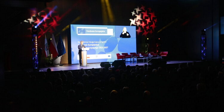 31.01.2023. Kielce. Inauguracja programu funduszy unijnych dla Świętokrzyskiego / Fot. Wiktor Taszłow – Radio Kielce