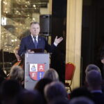 01.01.2023 Piekoszów. Koncert noworoczny. Na zdjęciu Robert Jaworski - burmistrz Chęcin. / Fot. Jarosław Kubalski - Radio Kielce