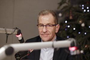 09.01.2023 Radio Kielce. Studio Polityczne. Piotr Dasios - Polska 2050 / Fot. Jarosław Kubalski - Radio Kielce