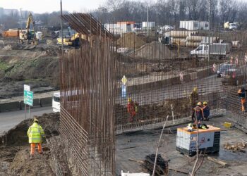 Budowa drogi ekspresowej S7 Widoma - Kraków / źródło: GDDKiA