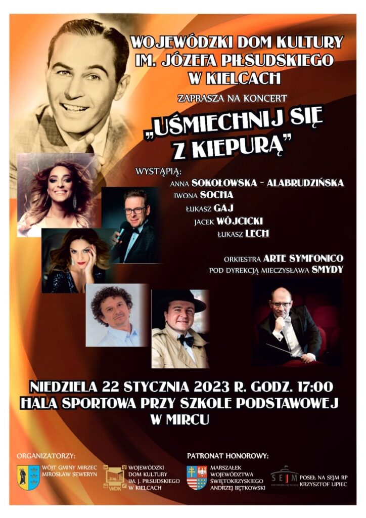 Uśmiechnij się z Kiepurą – koncert z przebojami - Radio Kielce