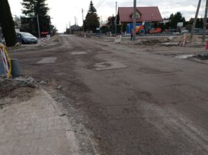 Starachowice. Prace przy budowie ronda u skrzyżowania ulic Moniuszki, Nowowiejskiej i 6 Września / Fot. UM Starachowice