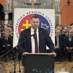 23.01.2023. Kielce. Spotkanie Świętokrzyskiej Akademii Samorządowej. Na zdjęciu (Przemysław Czarnek - minister edukacji i nauki. / Fot. Michał Kita - Radio Kielce