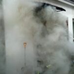 21.02.2023. Kielce. Pożar kamienicy / Fot. KM PSP Kielce