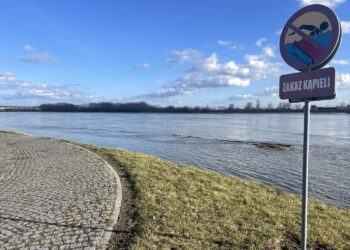 22.02.2023. Sandomierz. Wisła / Fot. Grażyna Szlęzak -Radio Kielce