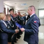 08.02.2023. Pińczów. Dzień Tradycji Służby Więziennej. Wręczenie nominacji na wyższy stopień służbowy / Fot. Marta Gajda-Kruk - Radio Kielce
