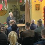 24.02.2023. Samsonów. Spotkanie posła Krzysztofa Lipca z mieszkańcami gminy Zagnańsk / Fot. Paulina Michta - Radio Kielce