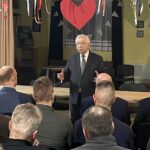 24.02.2023. Samsonów. Spotkanie posła Krzysztofa Lipca z mieszkańcami gminy Zagnańsk / Fot. Paulina Michta - Radio Kielce