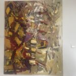 18.02.2023. Sandomierz BWA. Wystawa abstrakcji Marka Batorskiego. / Fot. Grażyna Szlęzak - Radio Kielce