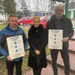 24.02.2023. Kielce. WORD. Na zdjęciu (od lewej): Mateusz Panek -egzaminator, Agnieszka Kuś - Wojewódzkiego Ośrodka Ruchu Drogowego w Kielcach, Maciej Szczerba, kierownik działu obsługi zdających / Fot. Monika Miller - Radio Kielce