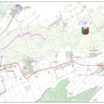 Przebieg ścieżki rowerowej z Pińczowa do Wiślicy