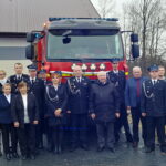 18.02.2023. Rzeszówek, gmina Oksa. Oględziny nowego wozu strażackiego. / Fot. Marcin Marszałek - Radio Kielce