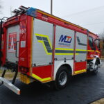 18.02.2023. Rzeszówek, gmina Oksa. Oględziny nowego wozu strażackiego. / Fot. Marcin Marszałek - Radio Kielce