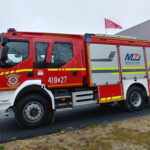 18.02.2023. Rzeszówek, gmina Oksa. Oględziny nowego wozu strażackiego. / Fot. Marcin Marszałek - Radio Kielce