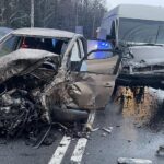 07.02.2023. Mniów. Raszówka. Wypadek / Fot. Kielce i Okolice Wypadki i Kolizje / Facebook