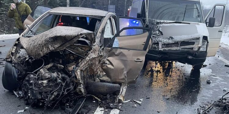 07.02.2023. Mniów. Raszówka. Wypadek / Fot. Kielce i Okolice Wypadki i Kolizje / Facebook