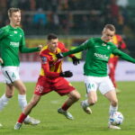 25.02.2023. Grodzisk Wielkopolski. Mecz PKO Ekstraklasy: Warta Poznań - Korona Kielce. / Fot. Jakub Kaczmarczyk - PAP