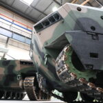 Stalowa Wola. Bojowy Wóz Piechoty Borsuk. / Fot. Darek Delmanowicz - PAP