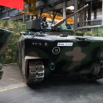 Stalowa Wola. Bojowy Wóz Piechoty Borsuk. / Fot. Darek Delmanowicz - PAP