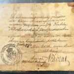 Muzeum Historii Kielc. Na zdjęciu: nominacje oficerskie dla Teodora Kłodawskiego z okresu Powstania Styczniowego. / Fot. Dorota Klusek - Radio Kielce