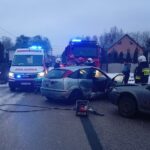 08.02.2023. Mucharzew. Wypadek / Fot. Policja