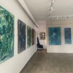 18.02.2023. Sandomierz BWA. Wystawa abstrakcji Marka Batorskiego. / Fot. Grażyna Szlęzak - Radio Kielce