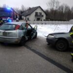 08.02.2023. Mucharzew. Wypadek / Fot. Policja