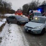 08.02.2023. Mucharzew. Wypadek / Fot. Policja