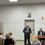 23.02.2023. Zaborowice. Spotkanie z posłem Krzysztofem Lipcem / Fot. Michał Kita - Radio Kielce