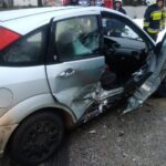 08.02.2023. Mucharzew. Wypadek / Fot. Policja