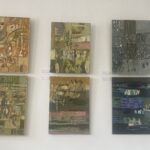 18.02.2023. Sandomierz BWA. Wystawa abstrakcji Marka Batorskiego. / Fot. Grażyna Szlęzak - Radio Kielce