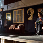 24.02.2023. Kielce. Aktorka Anna Dymna w Zespole Państwowych Szkół Plastycznych im. J. Szermentowskiego / Fot. Piotr Kwaśniewski – Radio Kielce