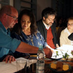 24.02.2023. Kielce. Aktorka Anna Dymna w Zespole Państwowych Szkół Plastycznych im. J. Szermentowskiego / Fot. Piotr Kwaśniewski – Radio Kielce