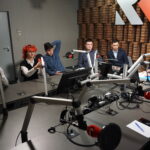 28.02.2023. Radio Kielce. Polityczne Studio Młodych. / Fot. Dionizy Krawczyński - Radio Kielce