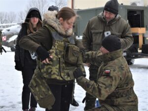 04.02.2023. Kielce. CPdMZ. „Trenuj z wojskiem w ferie” / Fot. CPdMZ