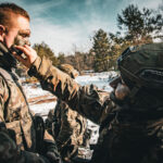 09.02.2023. Poligon, Nowa Dęba. Szkolenie w ramach programu „Ferie z WOT”. / Fot. ŚBOT