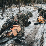 09.02.2023. Poligon, Nowa Dęba. Szkolenie w ramach programu „Ferie z WOT”. / Fot. ŚBOT