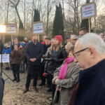 15.02.2023. Odonów w gminie Kazimierza Wielka. Protest mieszkańców. / Fot. Arkadiusz Miller - Radio Kielce