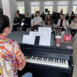 08.02.2023. Końskie. Warsztaty wokalne / Fot. Magdalena Galas-Klusek – Radio Kielce