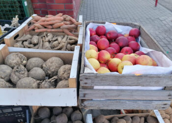Bogactwo owoców i warzyw na giełdzie w Sandomierzu