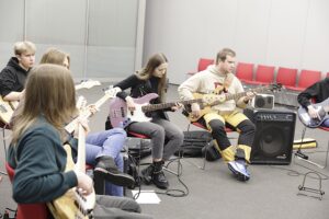 01.02.2023. Kielce. Targi Kielce. Warsztaty muzyczne „Master Class” w ramach „Muzycznej kuźni” / Fot. Jarosław Kubalski - Radio Kielce